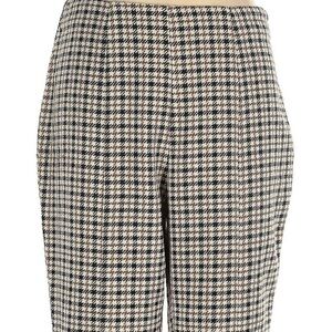 Who What Wear Brown Tan Black Gingham Pants Size 6